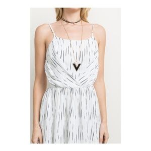 Mystree Overlap Pleat Cami Dress